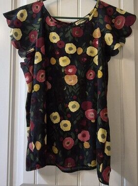 Womens Vintage Bonanza by Biscuit General Store Blouse Size Medium